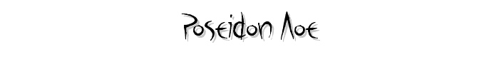 Poseidon AOE font